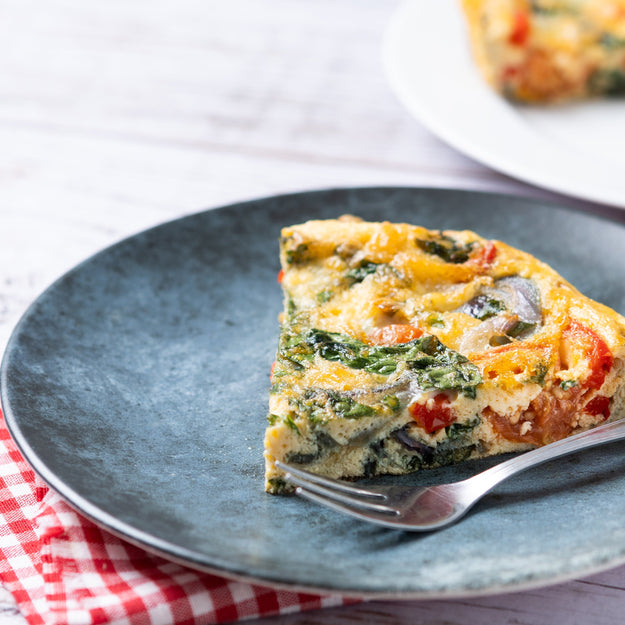 Laktozsuz Peynirli Frittata