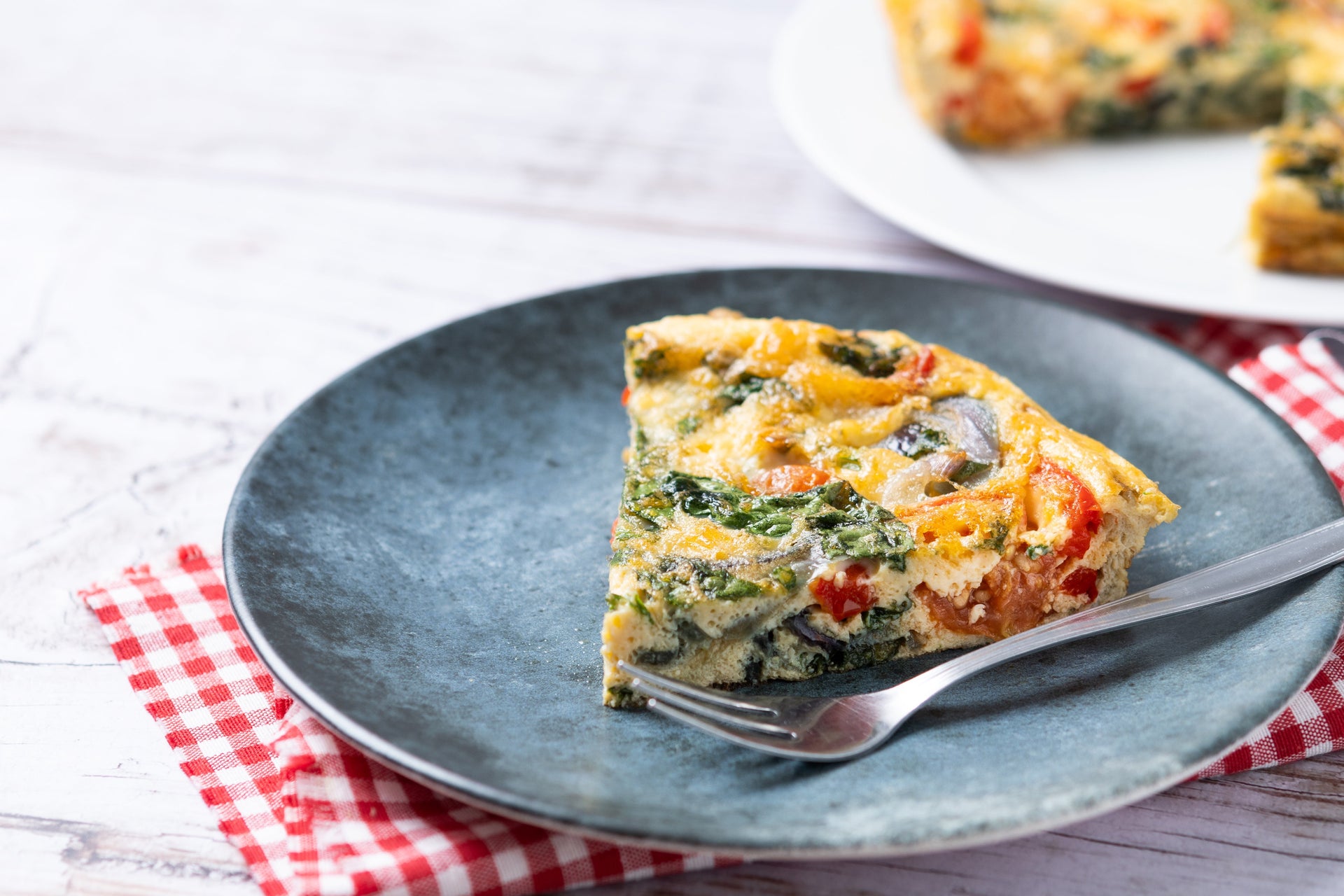 Laktozsuz Peynirli Frittata