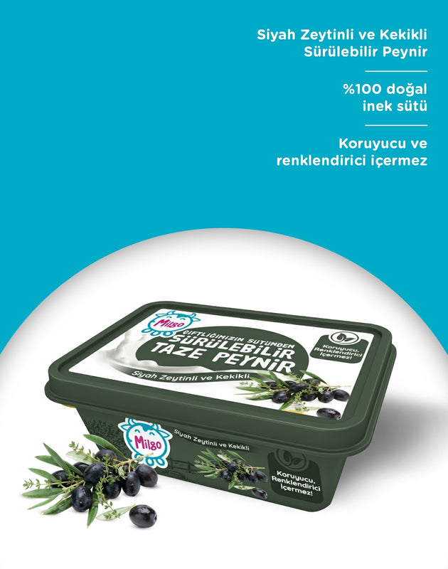 Siyah Zeytinli ve Kekikli